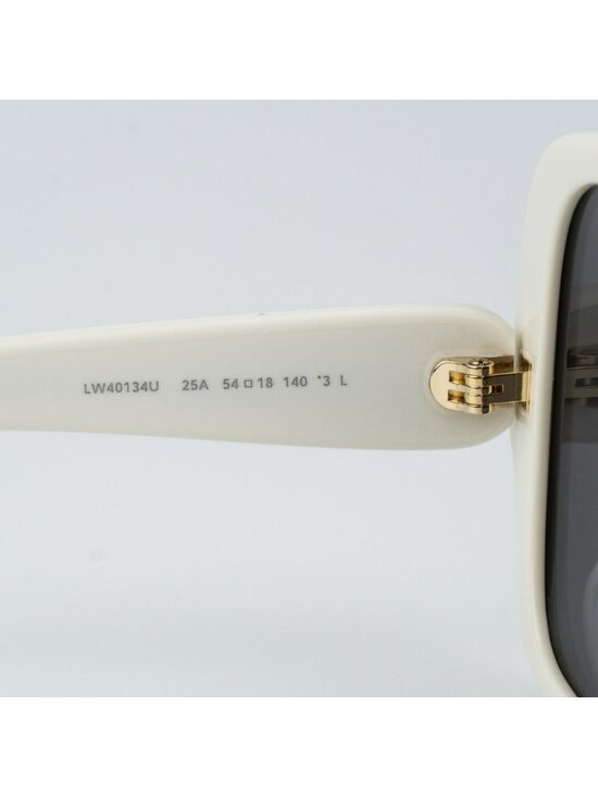 Loewe Women Sunglasses Ivory Smoke Square LW40134U 25A NEW AUTHENTIC main image 6
